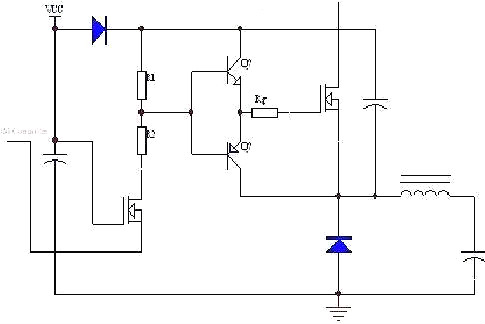 MOSFET柵極,驅(qū)動(dòng)電路,PNP