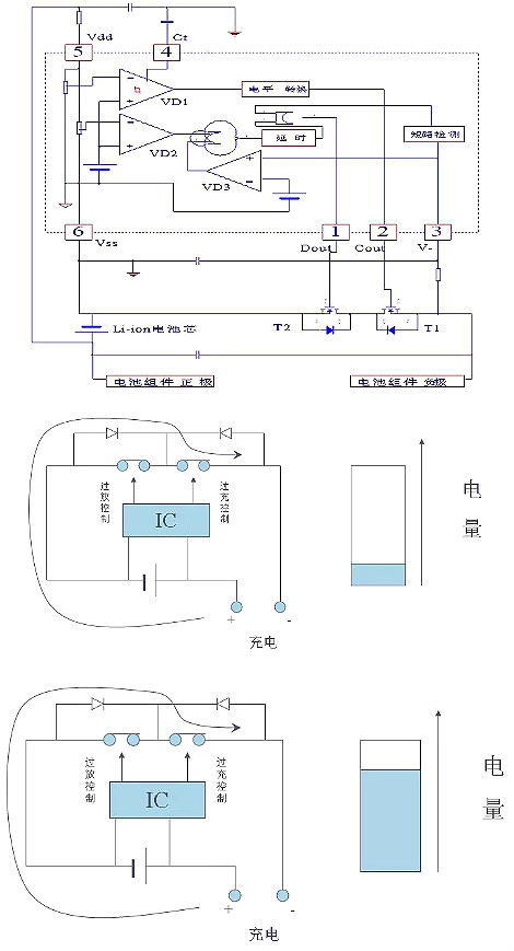 電池保護(hù)板原理圖