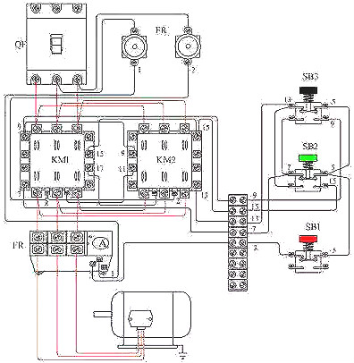 三相異步電動(dòng)機(jī)接線圖