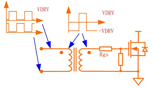 MOS管驅(qū)動(dòng)變壓器隔離電路
