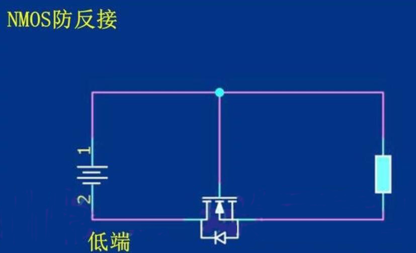 場(chǎng)效應(yīng)管的防反接原理