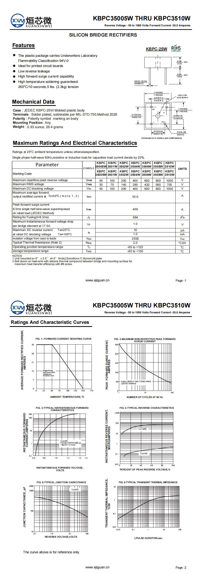 KBPC3502W整流橋