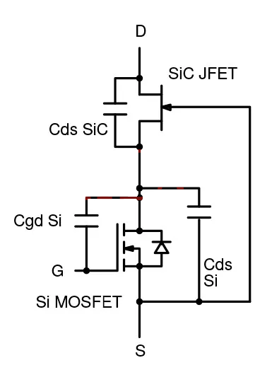 MOSFET開關(guān) 共源共柵拓撲 米勒效應