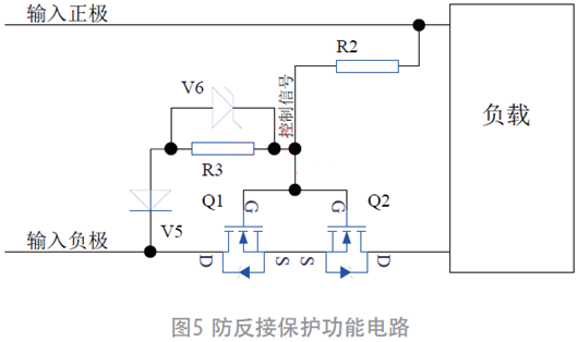 過欠壓、防反接電路