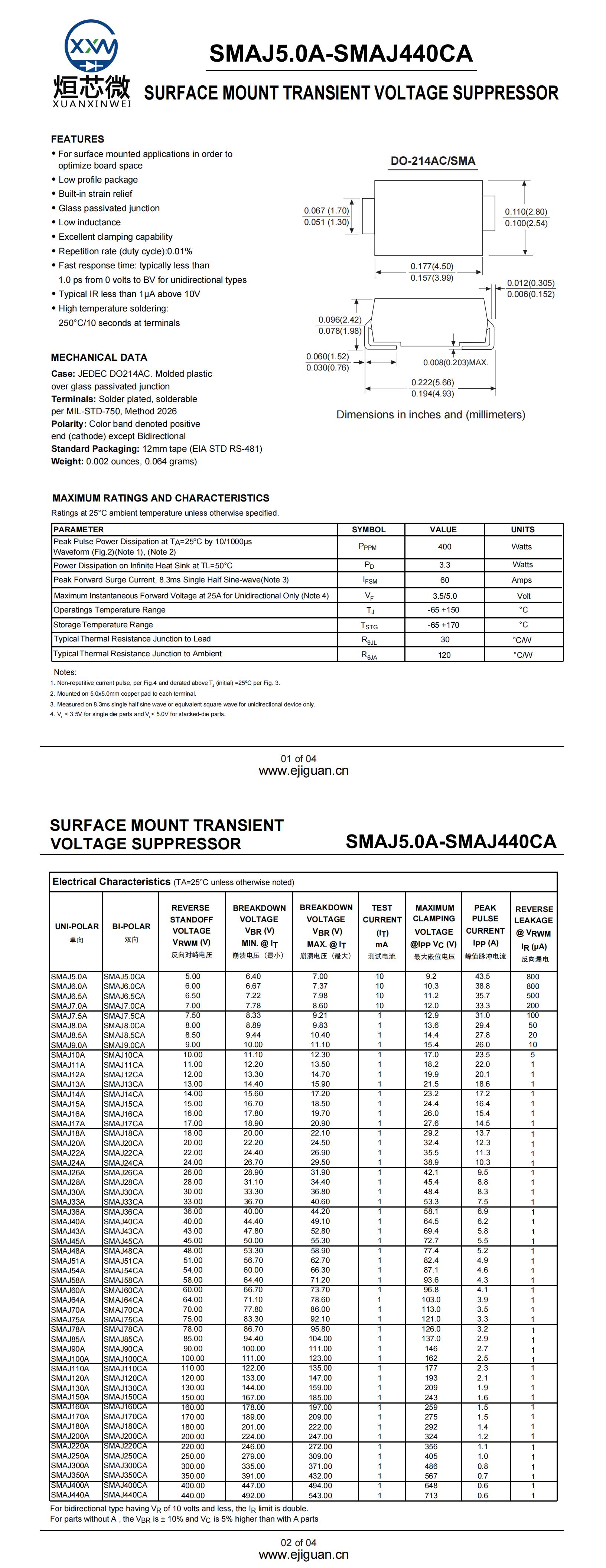 SMAJ180A