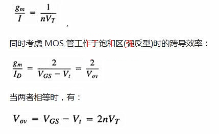 MOSFET 弱反型 亞閾值