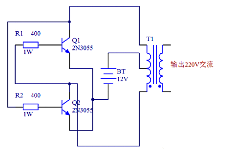 12V升48V升壓器電路圖