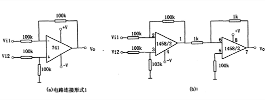 運(yùn)放 減法電路