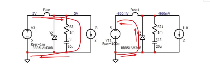 MOS管防反接電路