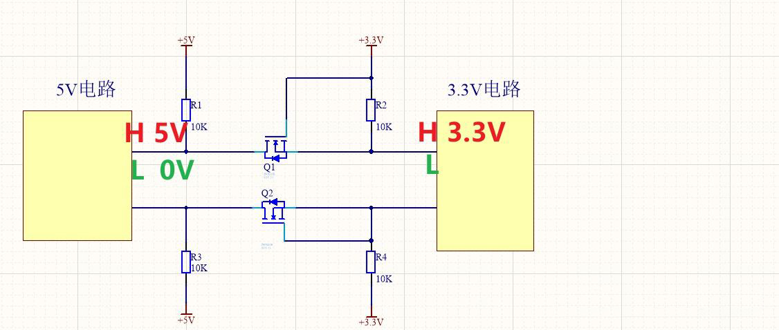 通訊電平轉(zhuǎn)換電路