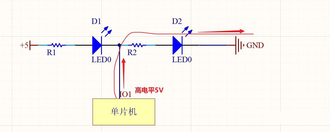 MCU控制燈